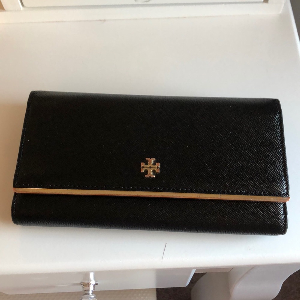 Tory Burch Black Wallet